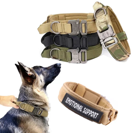 Tactical Military Training Police Dog Collar Pet Friendly Supplies