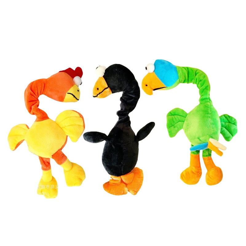 Plush Chicken Shaped Bite Resistant Squeaky Toy Pet Friendly Supplies