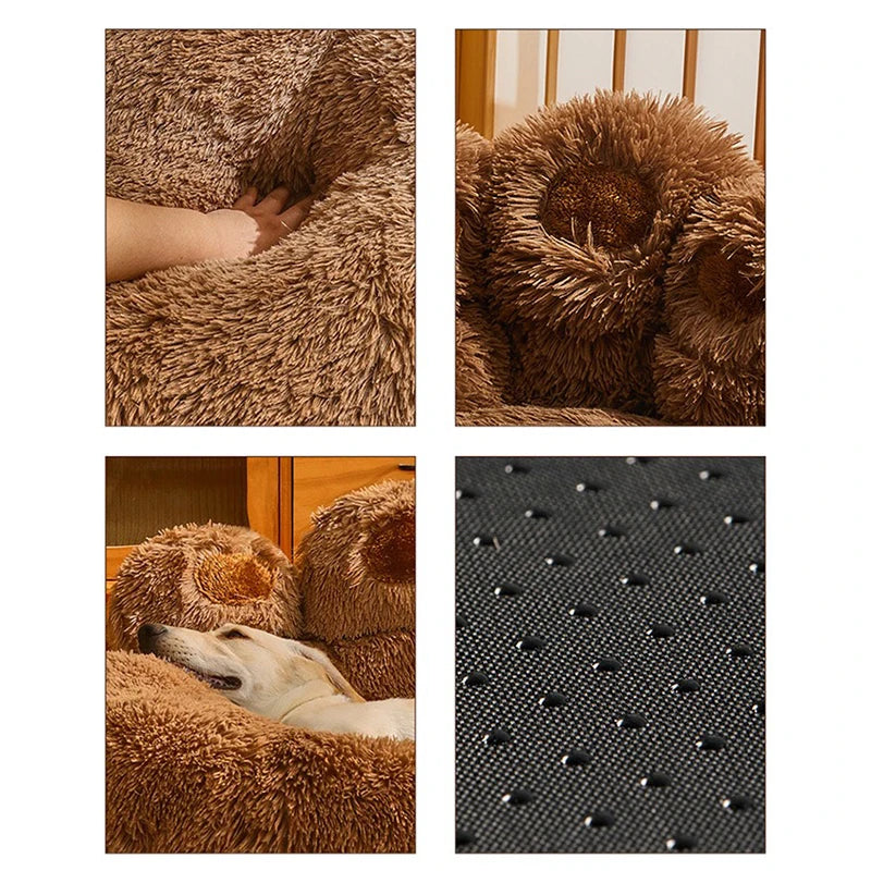 Plush Warm Dog Sofa Bed - Pet Friendly Supplies