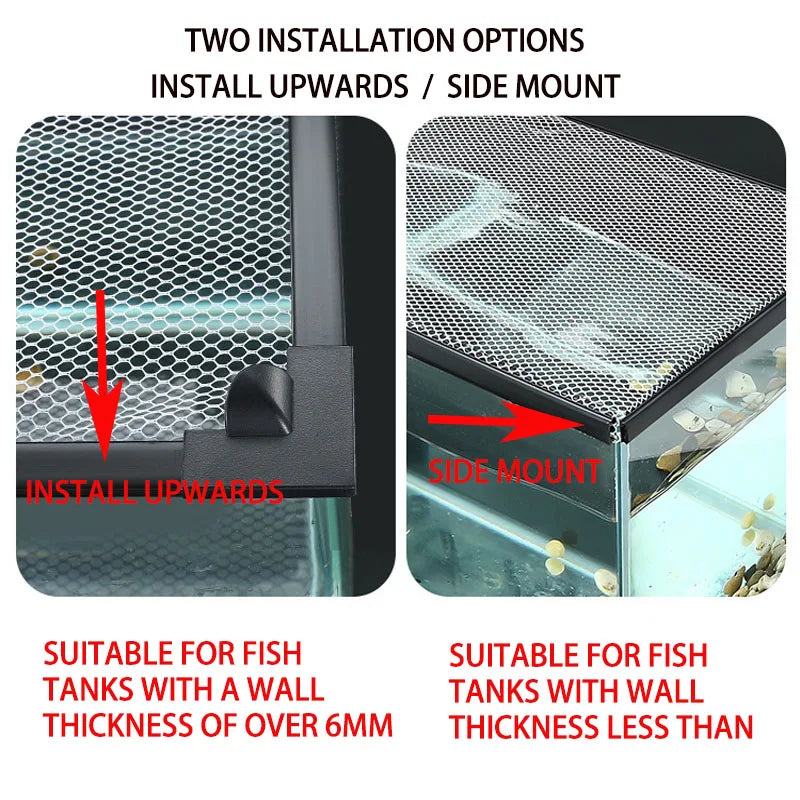 Fish tank Invisible anti jump net Pet Friendly Supplies