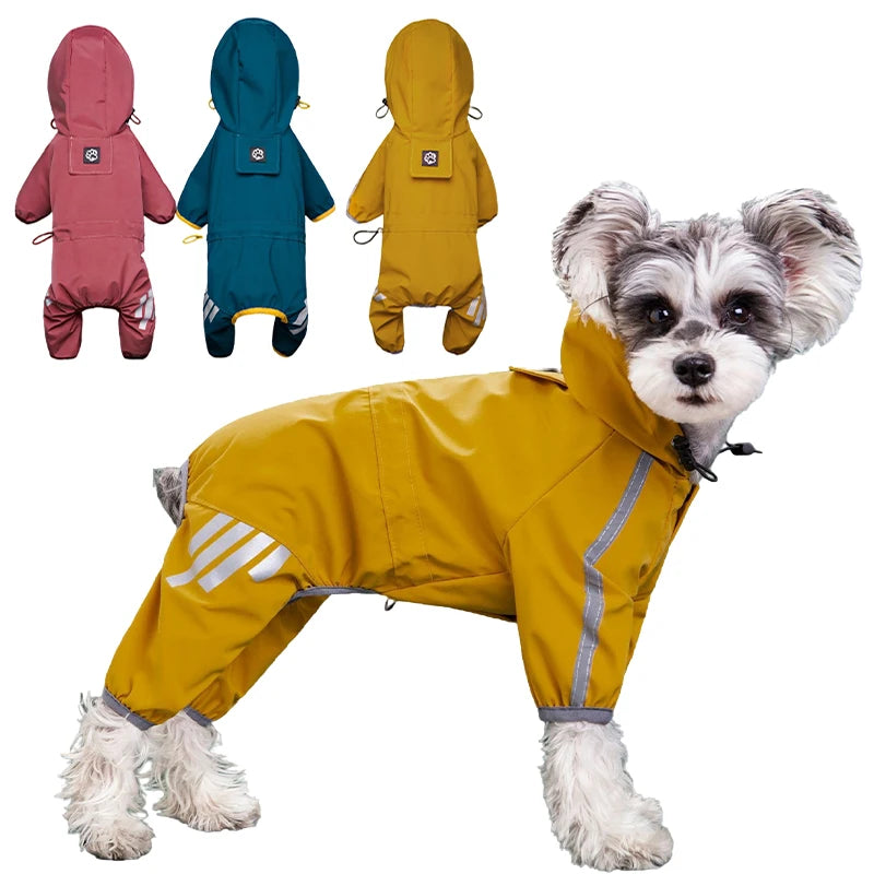 Reflective Waterproof Pet Raincoat Pet Friendly Supplies