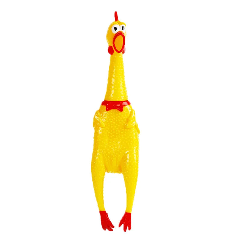 Screaming Chicken Squeeze Sounding Toy For Dogs Pet Friendly Supplies