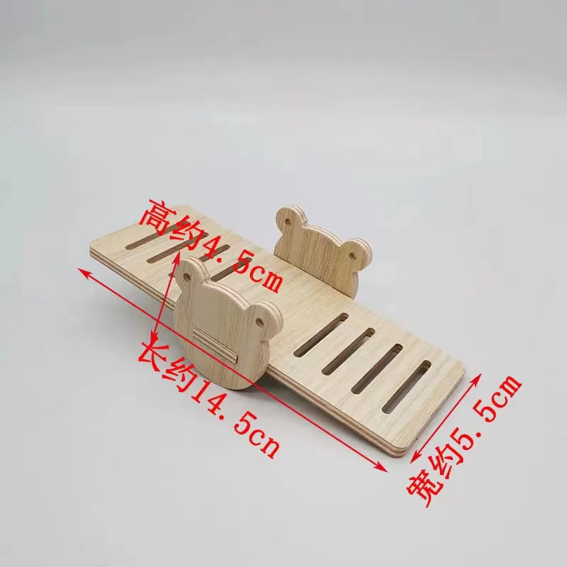 Beautiful Natural Wood Toys For Small Animals Pet Friendly Supplies