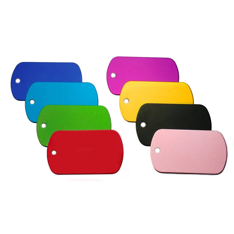 Aluminum Military Pet Id Tags Pet Friendly Supplies