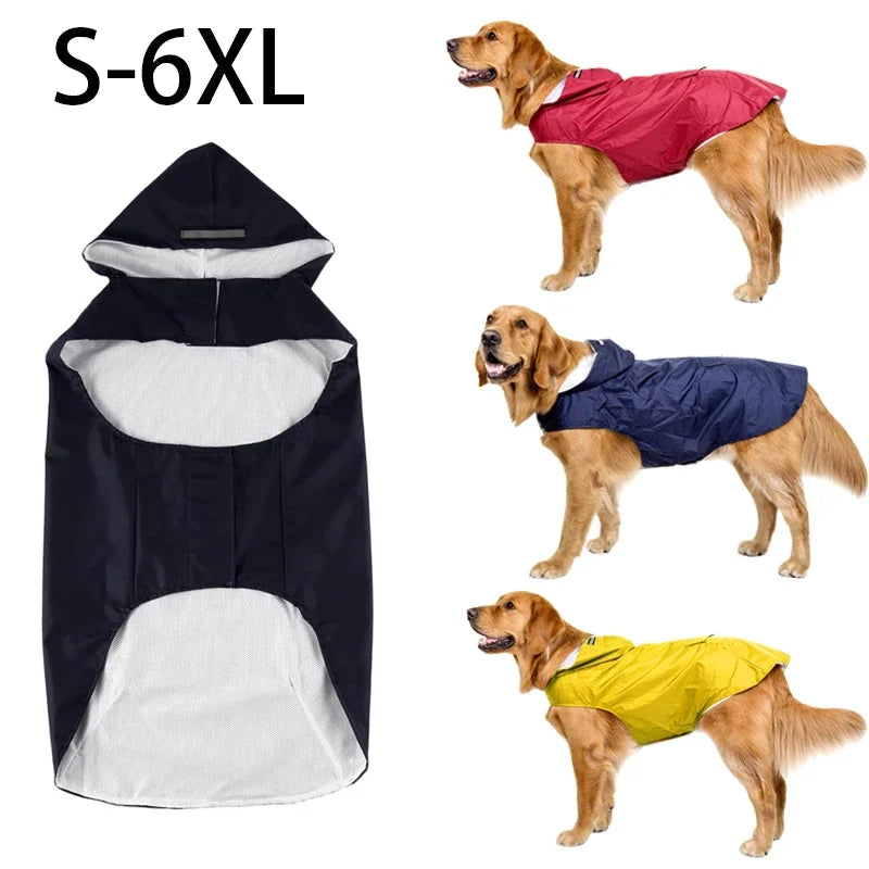 Waterproof Hoodie Dog Raincoat Pet Friendly Supplies