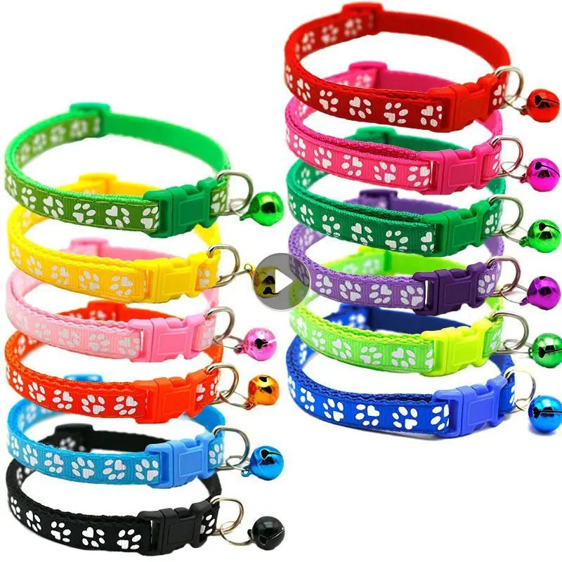 Funny Footprint Cat Collar Pet Friendly Supplies