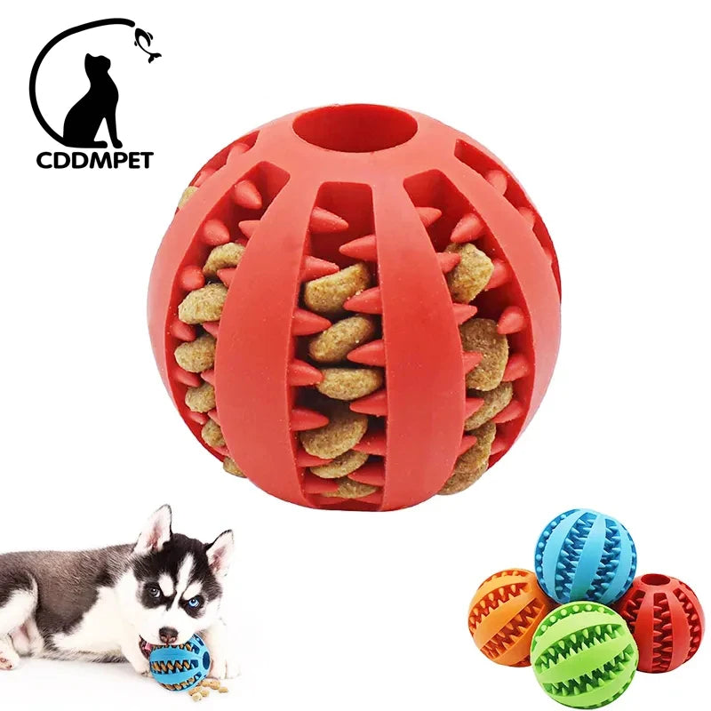 Interactive Dog Teething Ball Pet Friendly Supplies