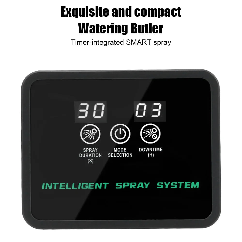 Intelligent Automatic Reptile Fogger Touch Screen Humidifier Timer Mist Rainforest Spray System Set Pet Friendly Supplies