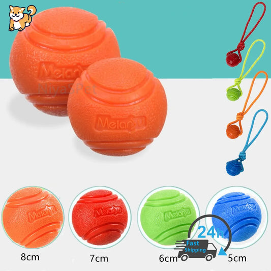 Indestructible Interactive Bouncy Rubber Ball Dog Toy