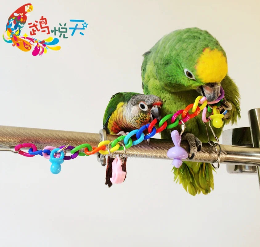 Bird Hanging Swing Toys Exercise Chain - Pet Friendly Supplies