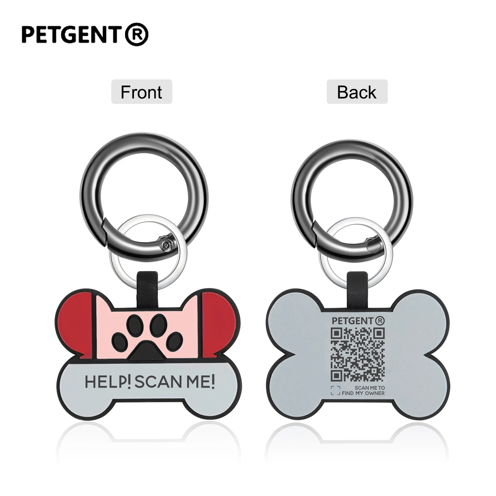 Personalised ID Tag, Scan QR Code & Get Pet Information Online - Pet Friendly Supplies