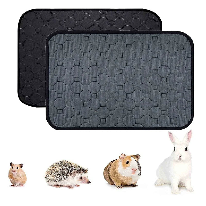 Small Animal Pet Waterproof Anti Slip Bedding Mat Highly Absorbent Pee Pad for Small Animals Pet Friendly Supplies