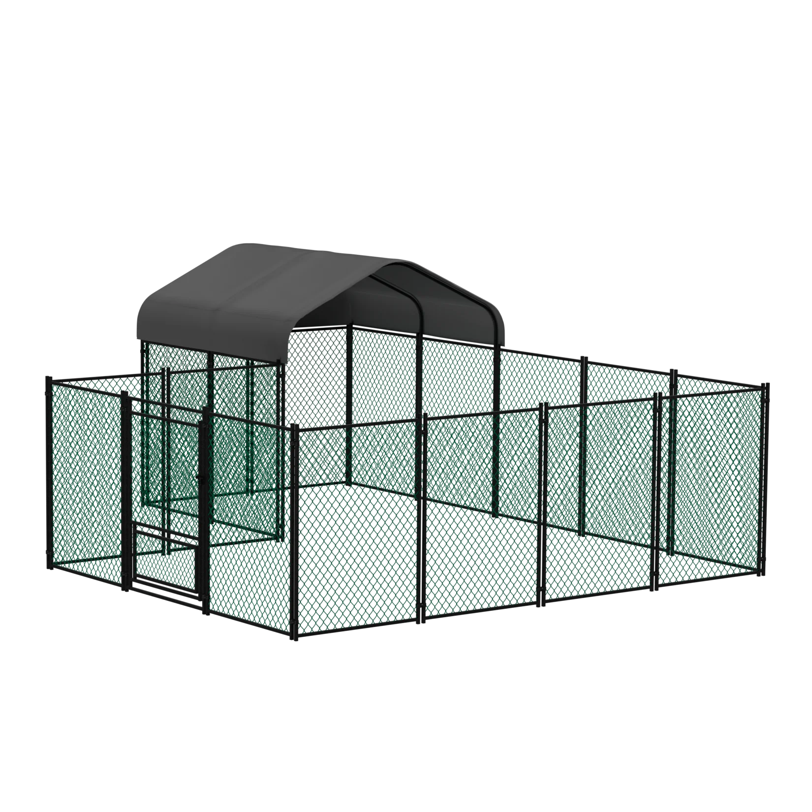 Chicken Coop 12.9x10.2x5.1ft Chicken Run Pen for Yard with Cover Outdoor Metal Portable Chicken Cage Enclosure Crate - Pet Friendly Supplies