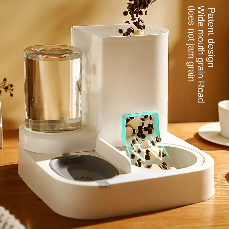 Automatic Cat Feeding and Water Feeding Device Pet Friendly Supplies