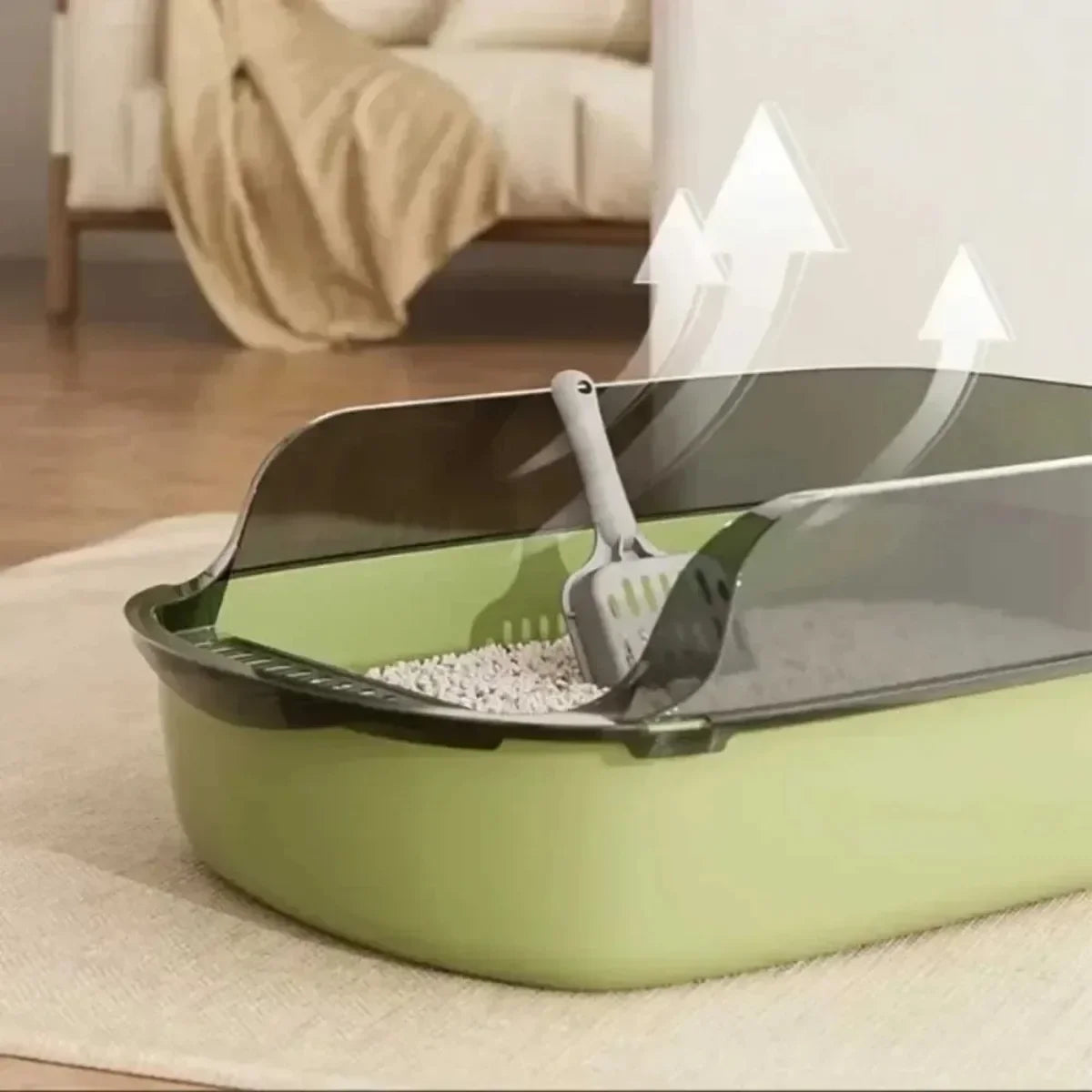 Open Cat Litter Box Pet Friendly Supplies