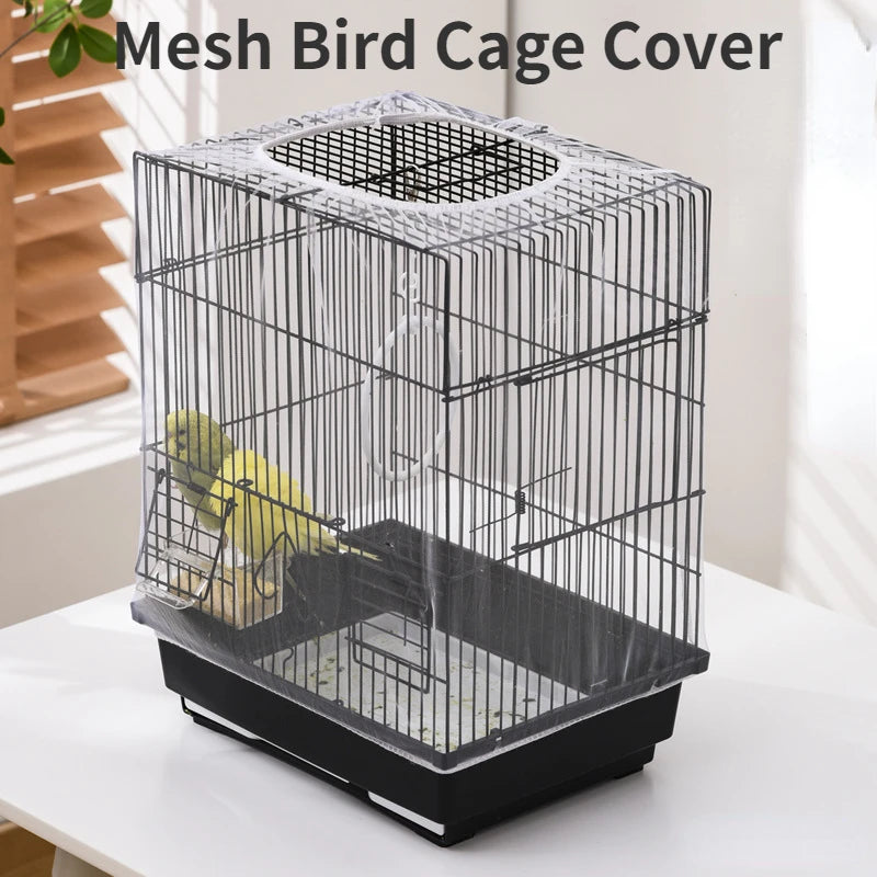 Mesh Bird Cage Cover Pet Friendly Supplies