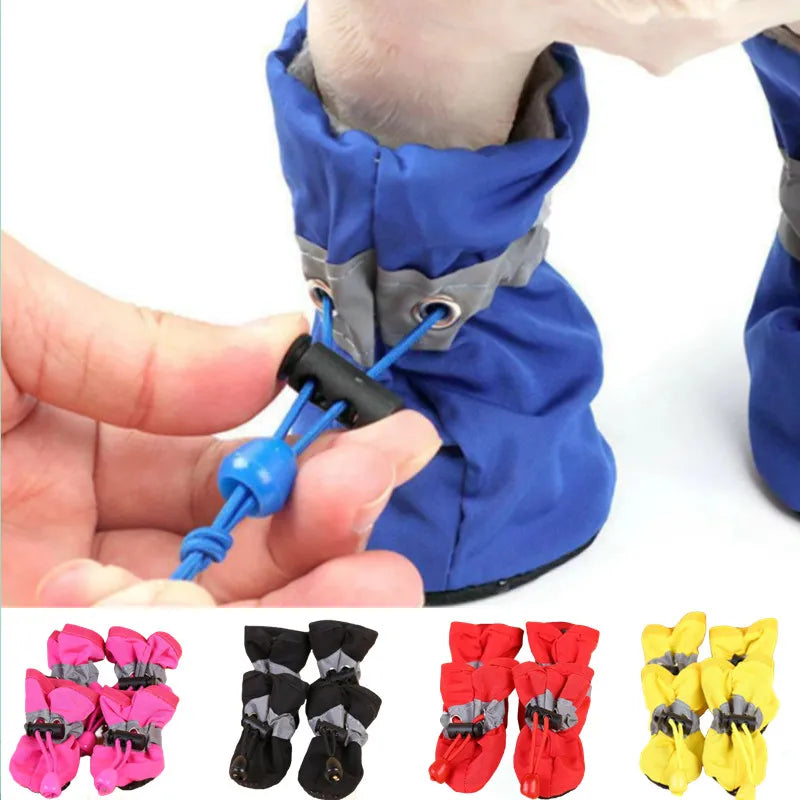 Waterproof Anti Slip Pet Rain Boots Pet Friendly Supplies