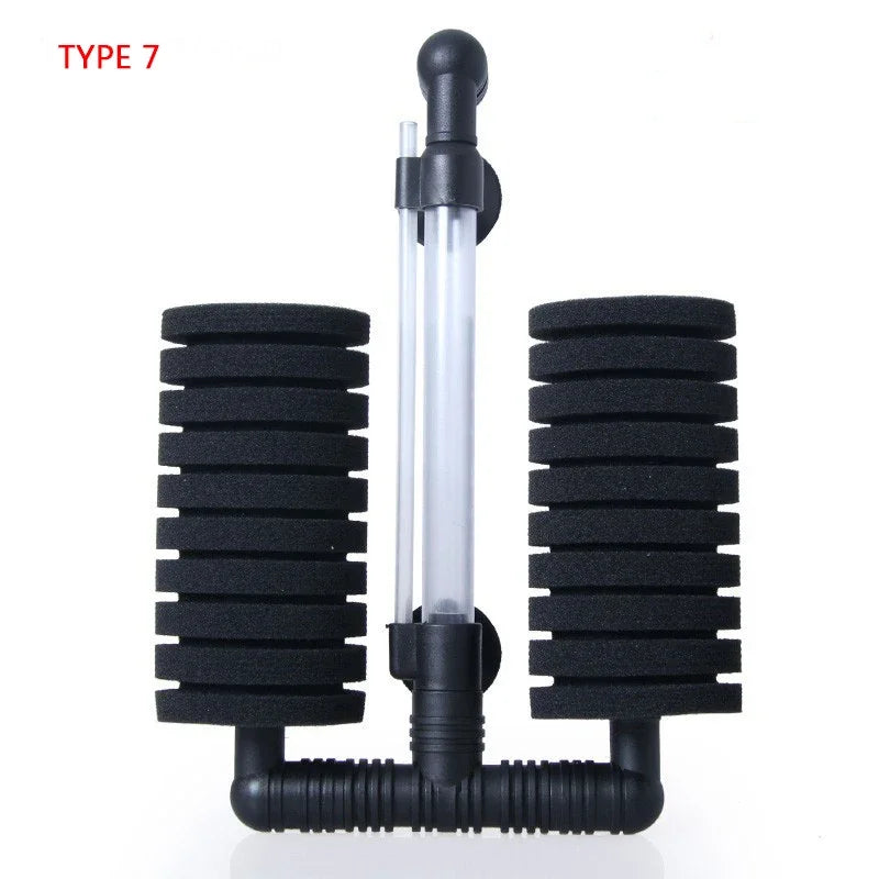 Fish Tank Filter Reusable Biochemical Sponge Aquarium Filter Air Pump Skimmer Filtration Aquatic Pet Friendly Supplies