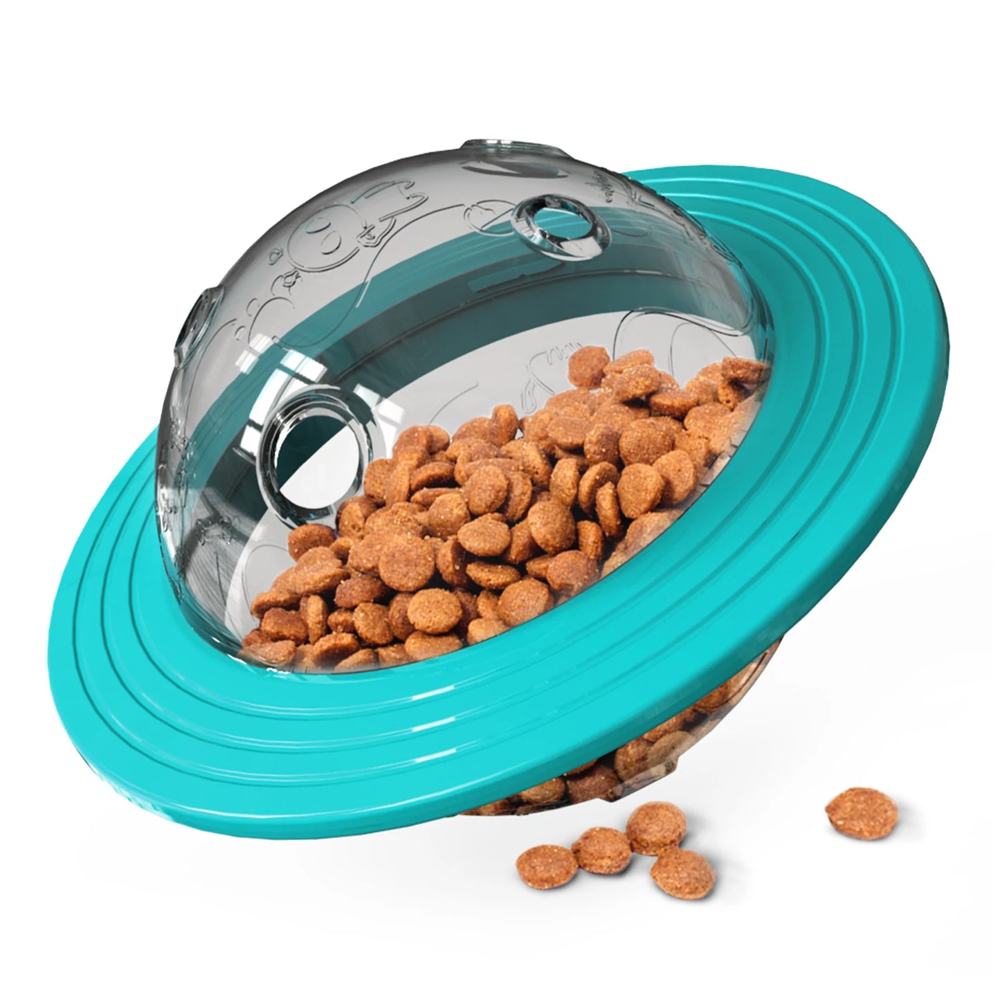 Food Dispensing Spaceship Dog Toy