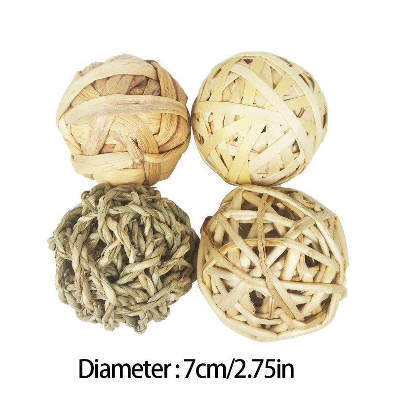 10 Styles 7CM Chewing Braided Ball Pet Friendly Supplies