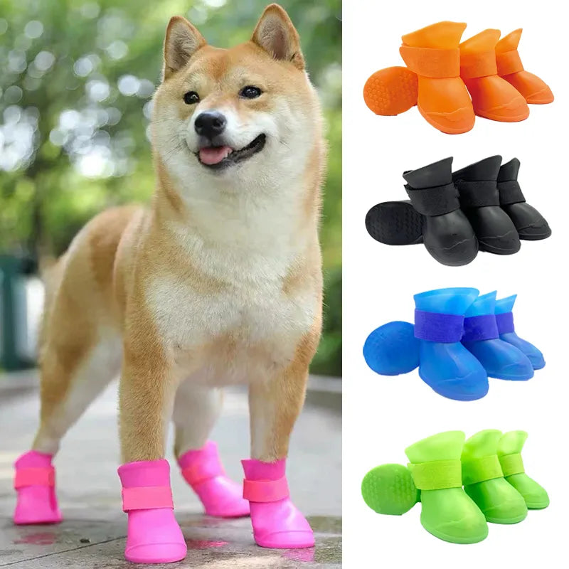 Waterproof Pet Rain Shoes Pet Friendly Supplies