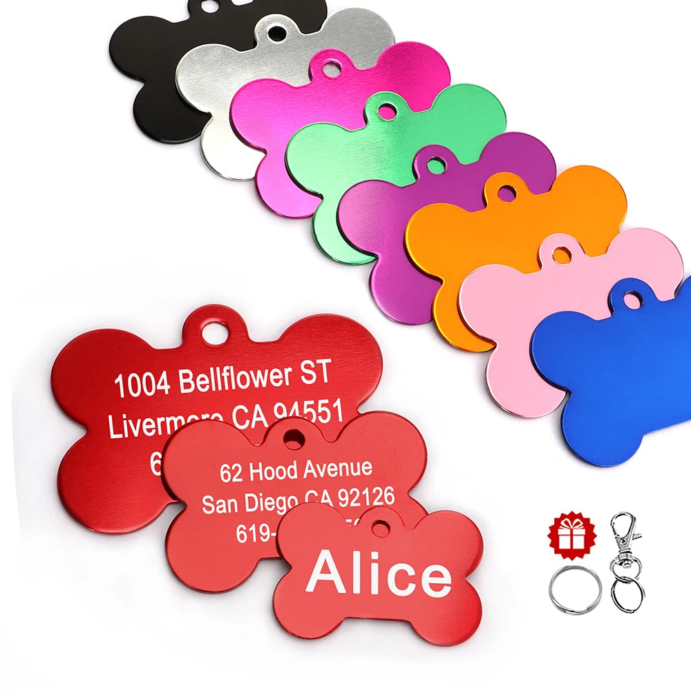 Personalized Dogs  ID Tag Pet Friendly Supplies