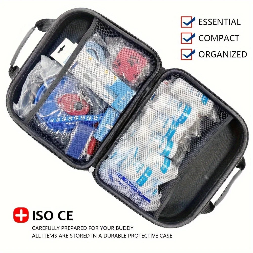 61pcs Portable Emergency Pet First Aid Kit Pet Friendly Supplies