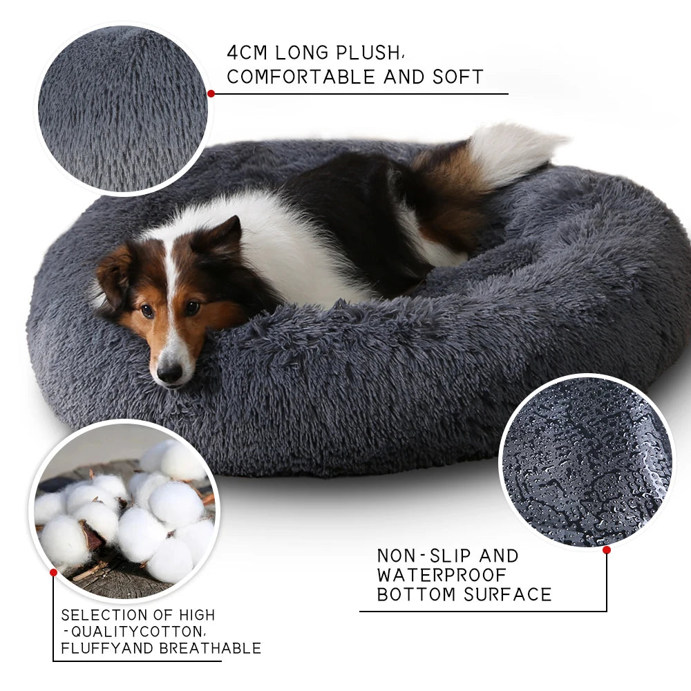 Super Cozy Fleece  Bed Pet Friendly Supplies