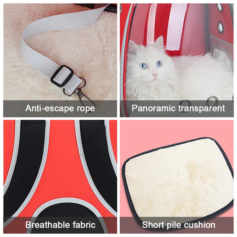 Cat Transparent Backpack Pet Friendly Supplies