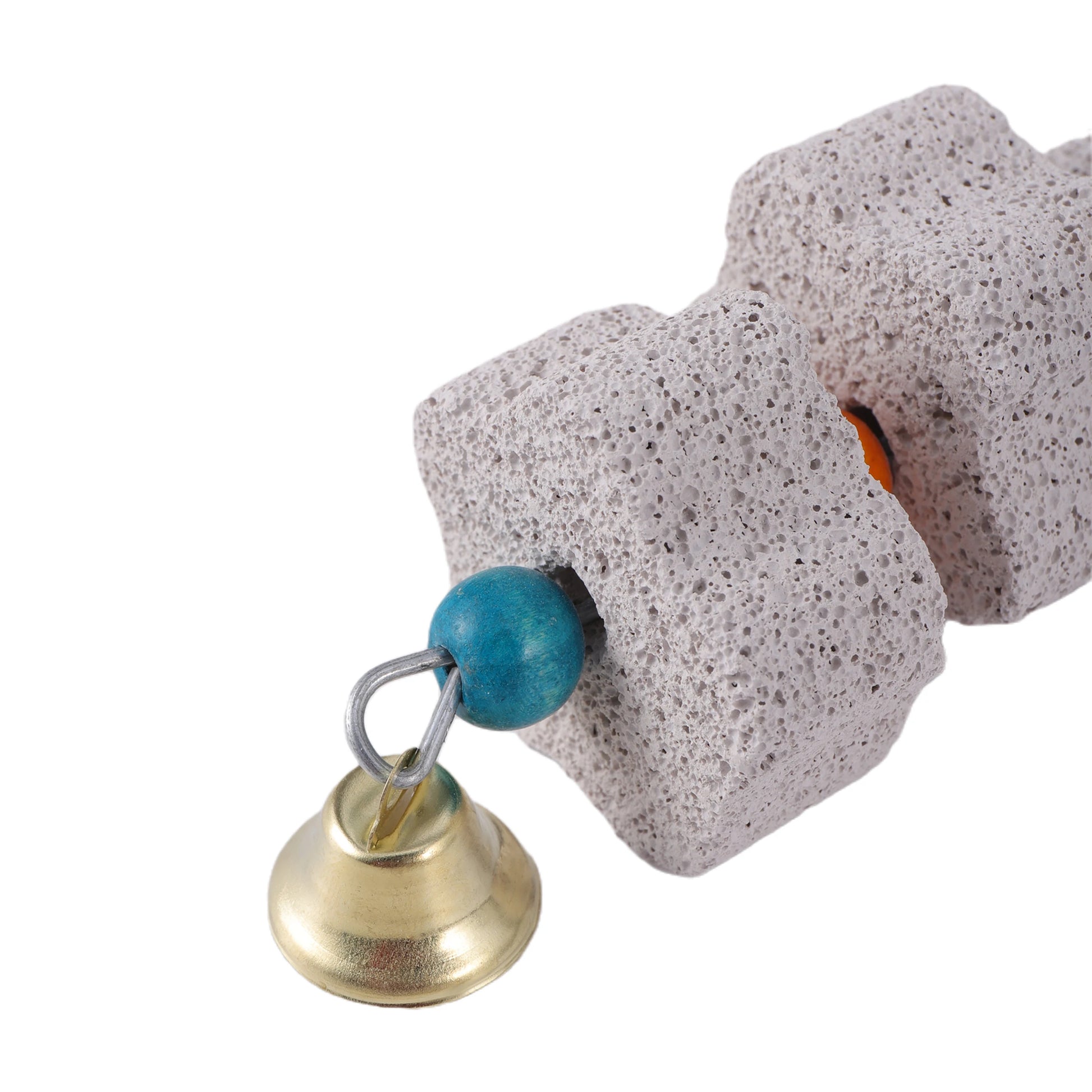 Stone Flower Shape Mineral Grinding Toy For Bird Cage - Pet Friendly Supplies