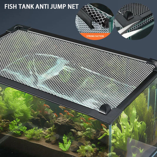 Fish tank Invisible anti jump net