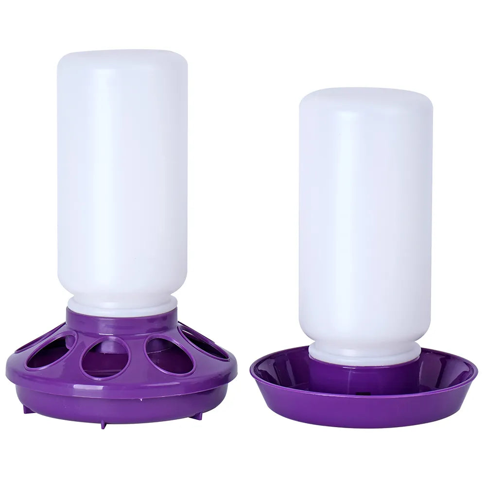 1L Chicken Feeder Bucket Water Fountain - Pet Friendly Supplies