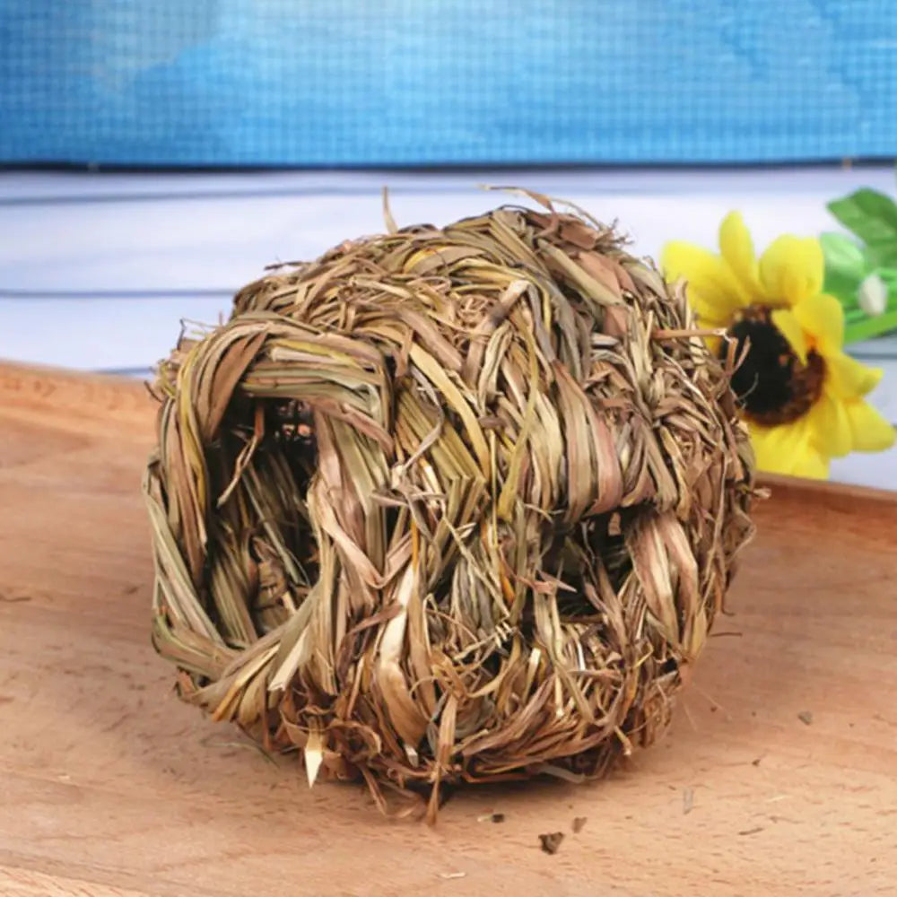 Natural Grass Nest Small Animal Pet Friendly Supplies