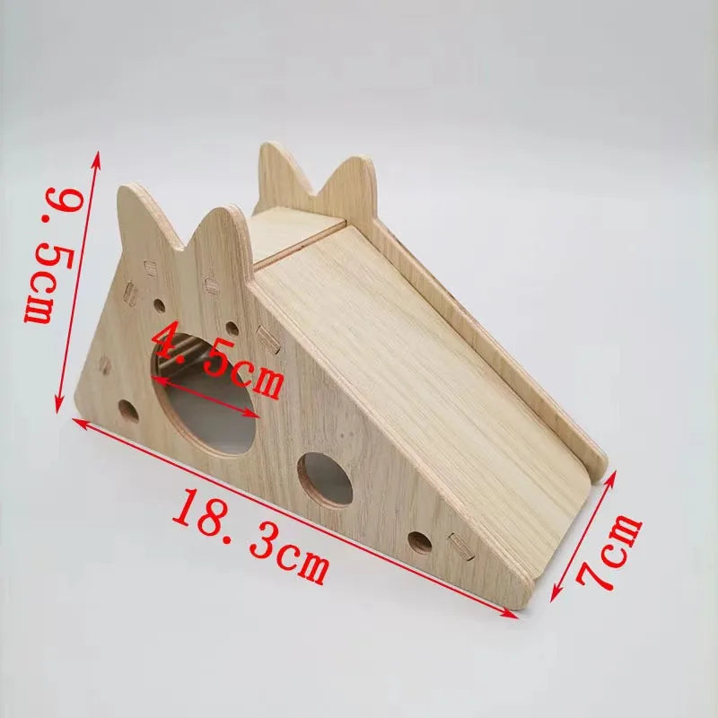 Beautiful Natural Wood Toys For Small Animals Pet Friendly Supplies