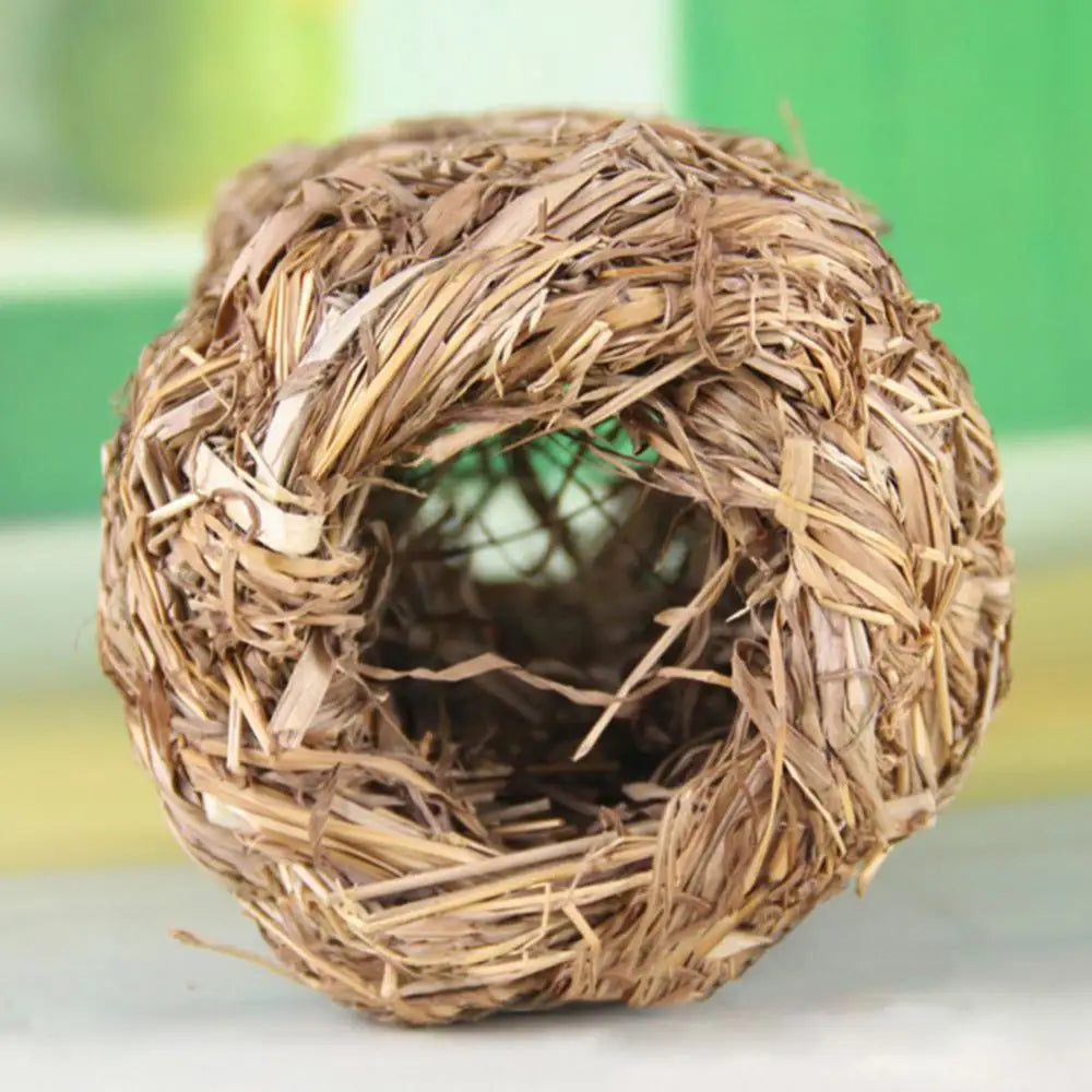 Natural Grass Nest Small Animal Pet Friendly Supplies