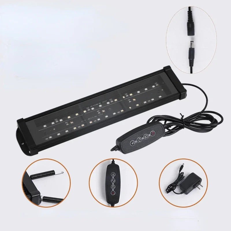 Reptile UVA+UVB Full Spectrum LED UV Lamp 10.0/20.0 Terrarium Lamp for Reptile Vivarium Calcium Supply Pet Friendly Supplies