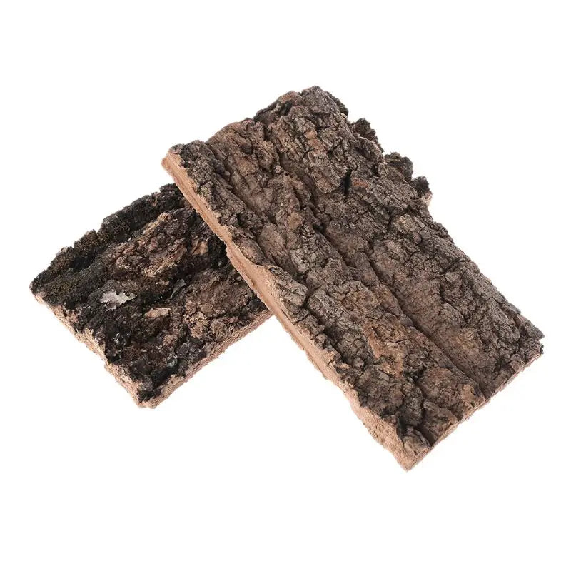 Natural Cork Bark Flat Reptile Terrarium Background Decoration Pet Friendly Supplies