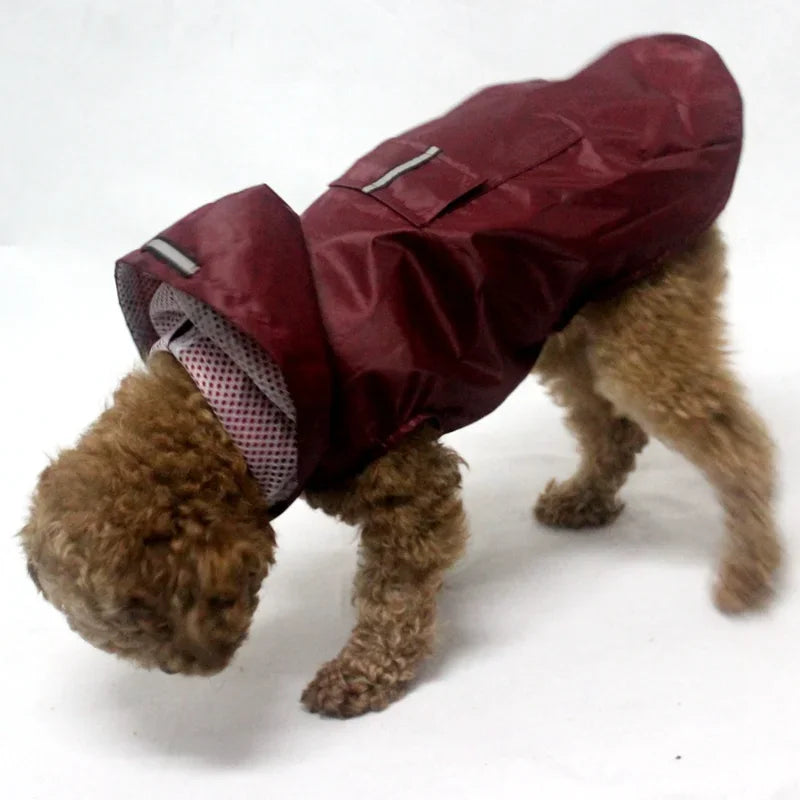 Waterproof Hoodie Dog Raincoat Pet Friendly Supplies