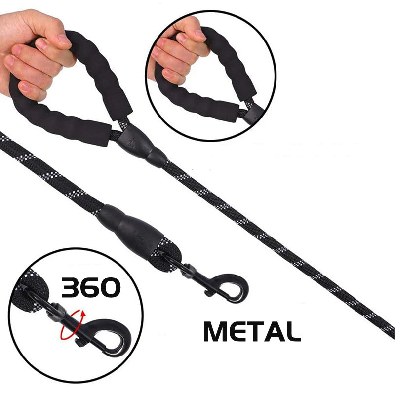 Strong Reflective Leashes for Dogs Pet Friendly Supplies