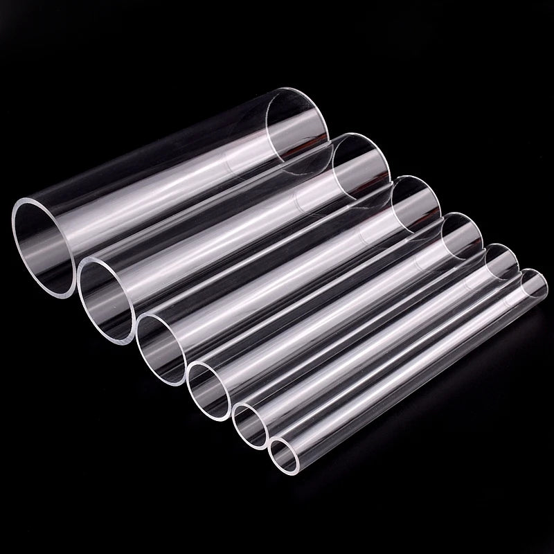 1~2PCS O.D 3mm~110mm High Transparent Acrylic Tube Fish Tank Aquarium Plexiglass Tube Pet Friendly Supplies