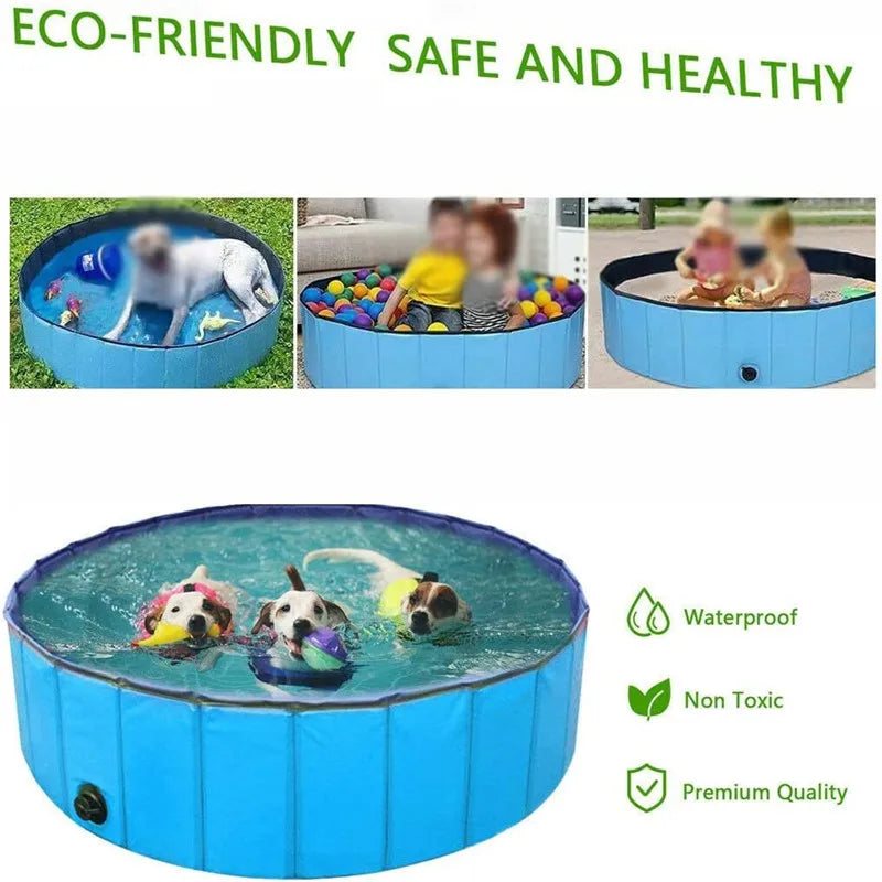 Foldable Dog Swimming Pool Pet Friendly Supplies