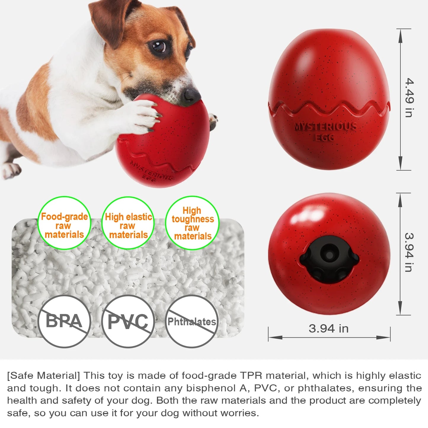 Interactive Dinosaur Egg Slow Feeder