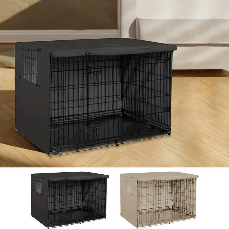 Durable Waterproof Dog Crate Cover - Pet Friendly Supplies