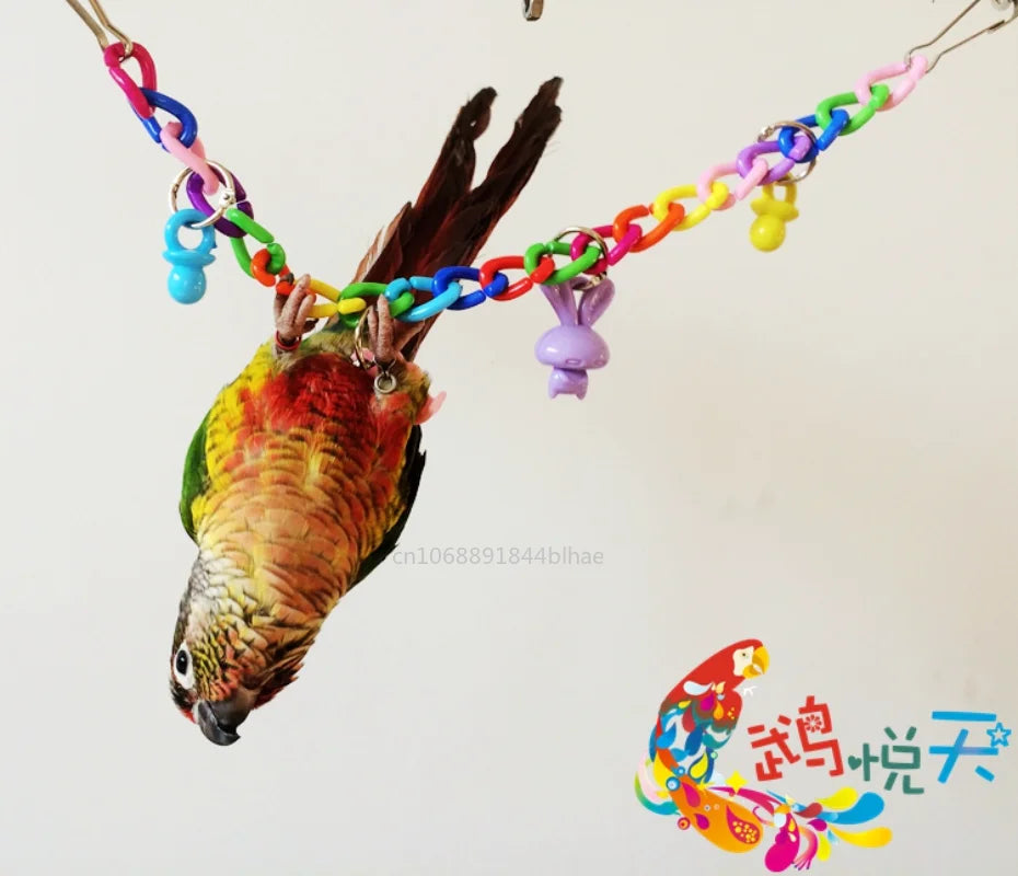 Bird Hanging Swing Toys Exercise Chain - Pet Friendly Supplies