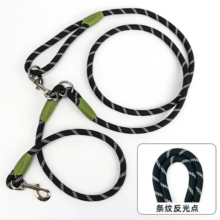 Reflective Nylon Leashes Pet Friendly Supplies