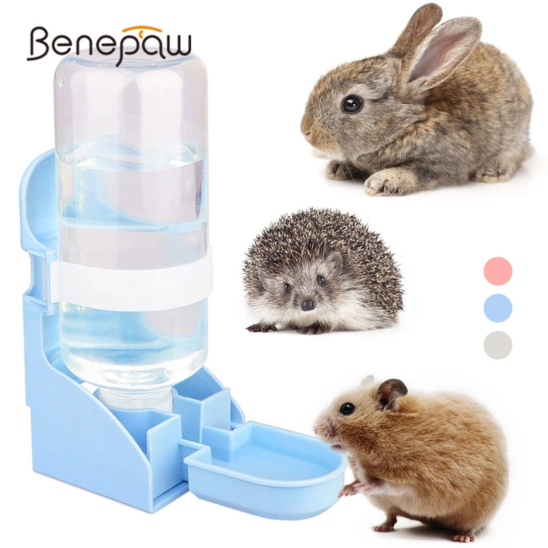 Benepaw Small Animal Water Bottle 500ml No Drip Pet Friendly Supplies