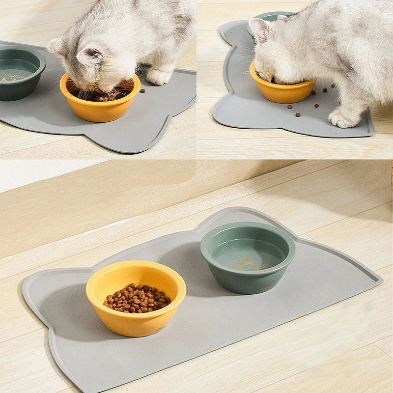 Silicone Feeding Non Stick Waterproof Mat Pet Friendly Supplies