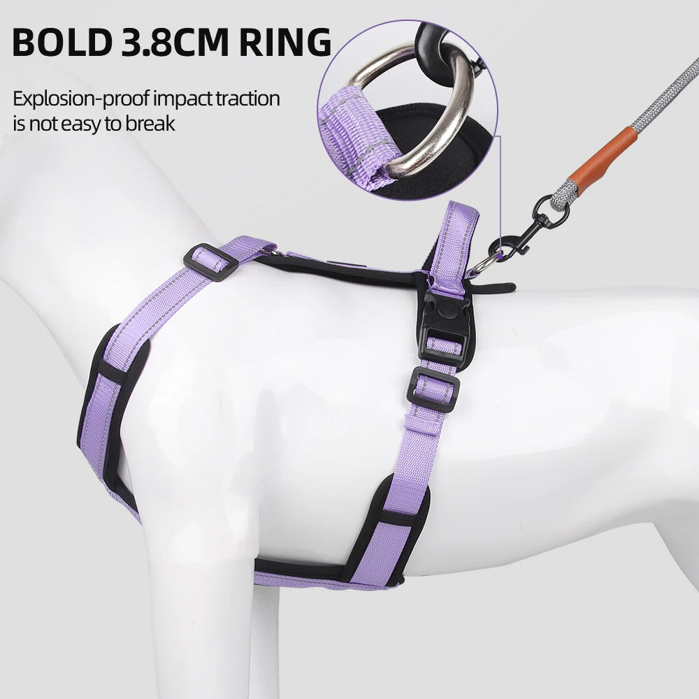 Reflective Anti-Escape Dog Harness with Handle Pet Friendly Supplies