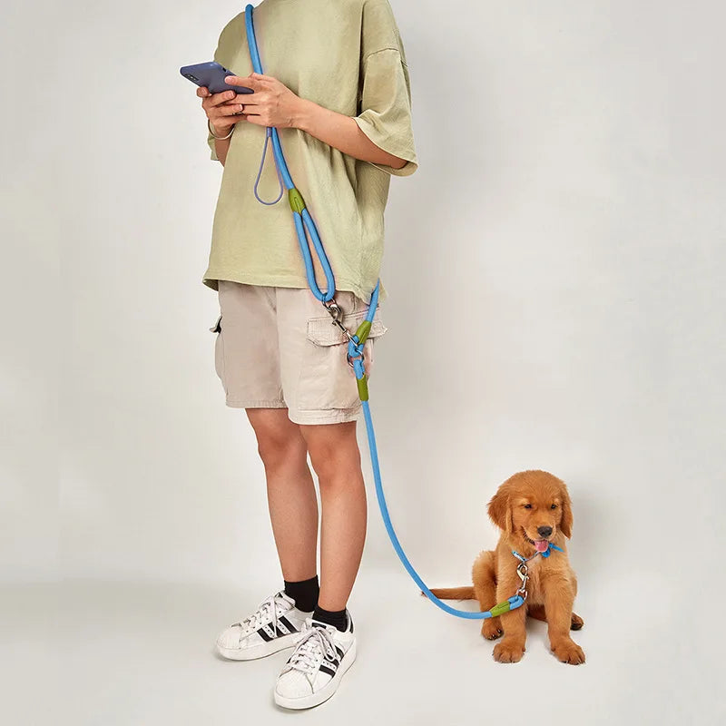 Reflective Nylon Leashes Pet Friendly Supplies