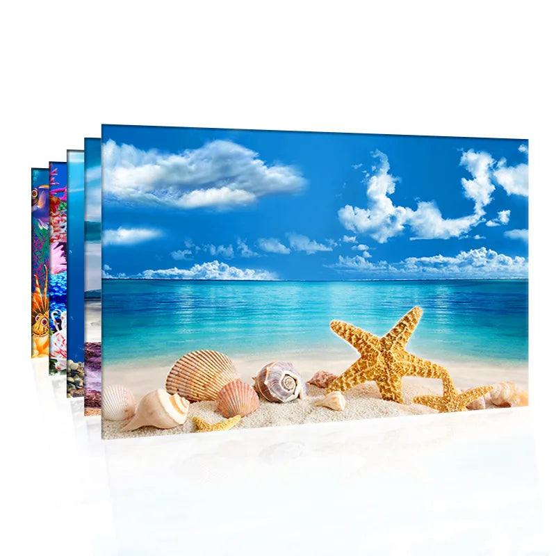 Background for Aquarium 3d  Sticker Poster Fish Tank  Aquarium Pet Friendly Supplies